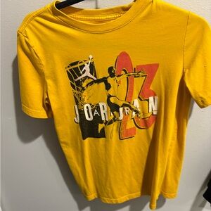 Jordan Kids Bright Yellow Graphic Tee